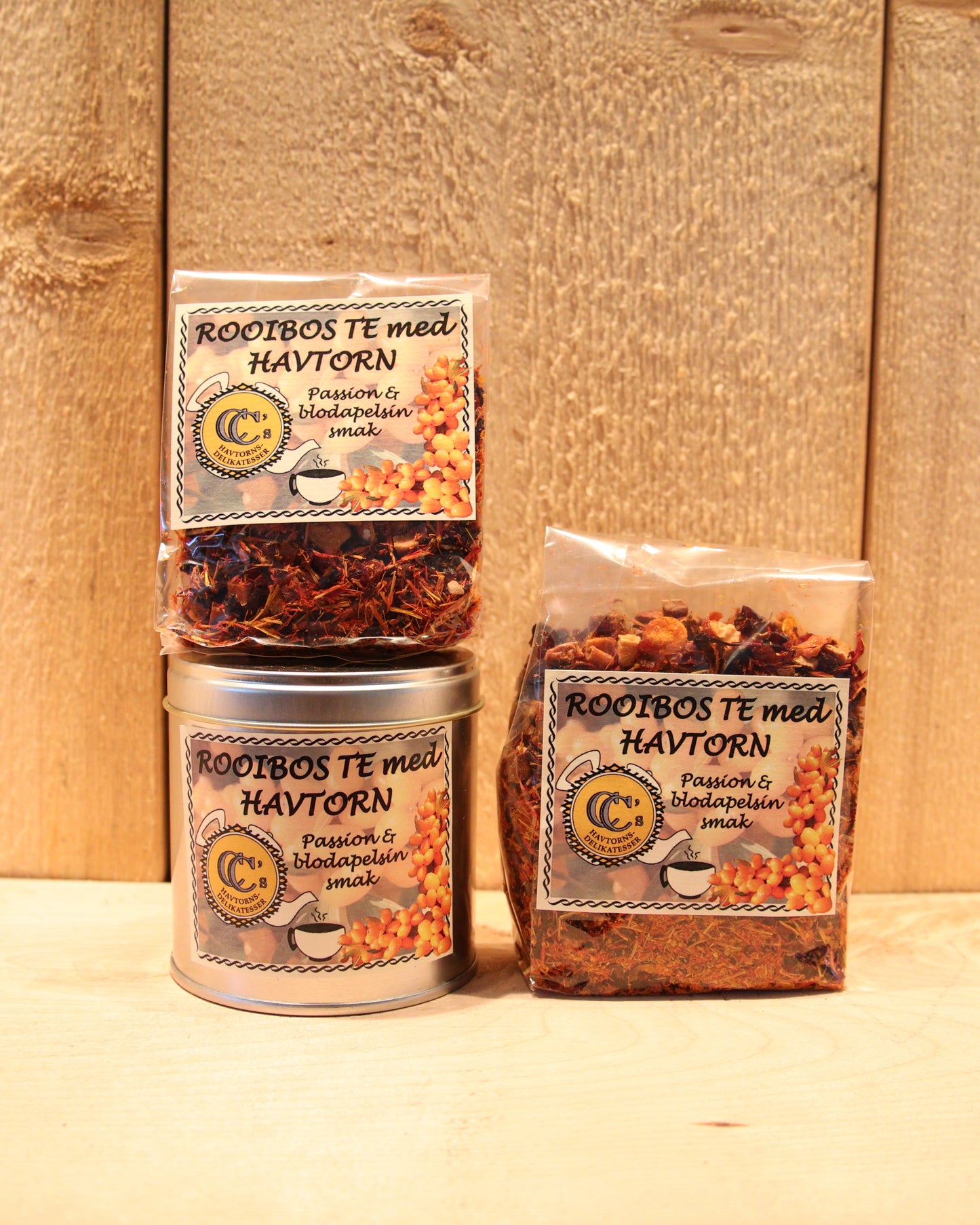 Rooibos Te med smak av Apelsin & Passion.